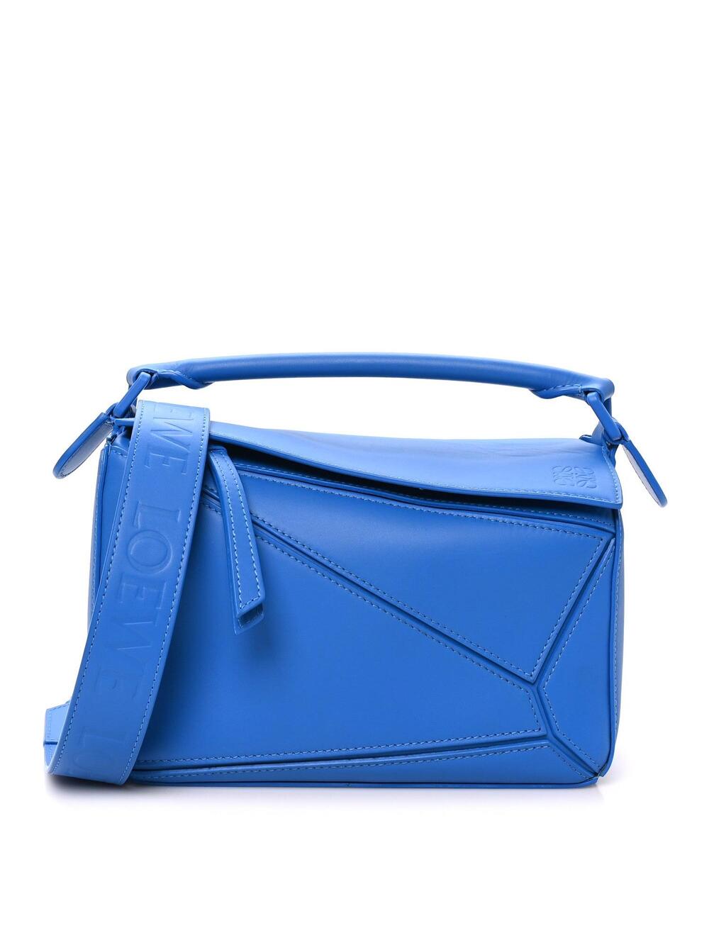 Loewe Satin Calfskin Small Puzzle Bag #357356L18B